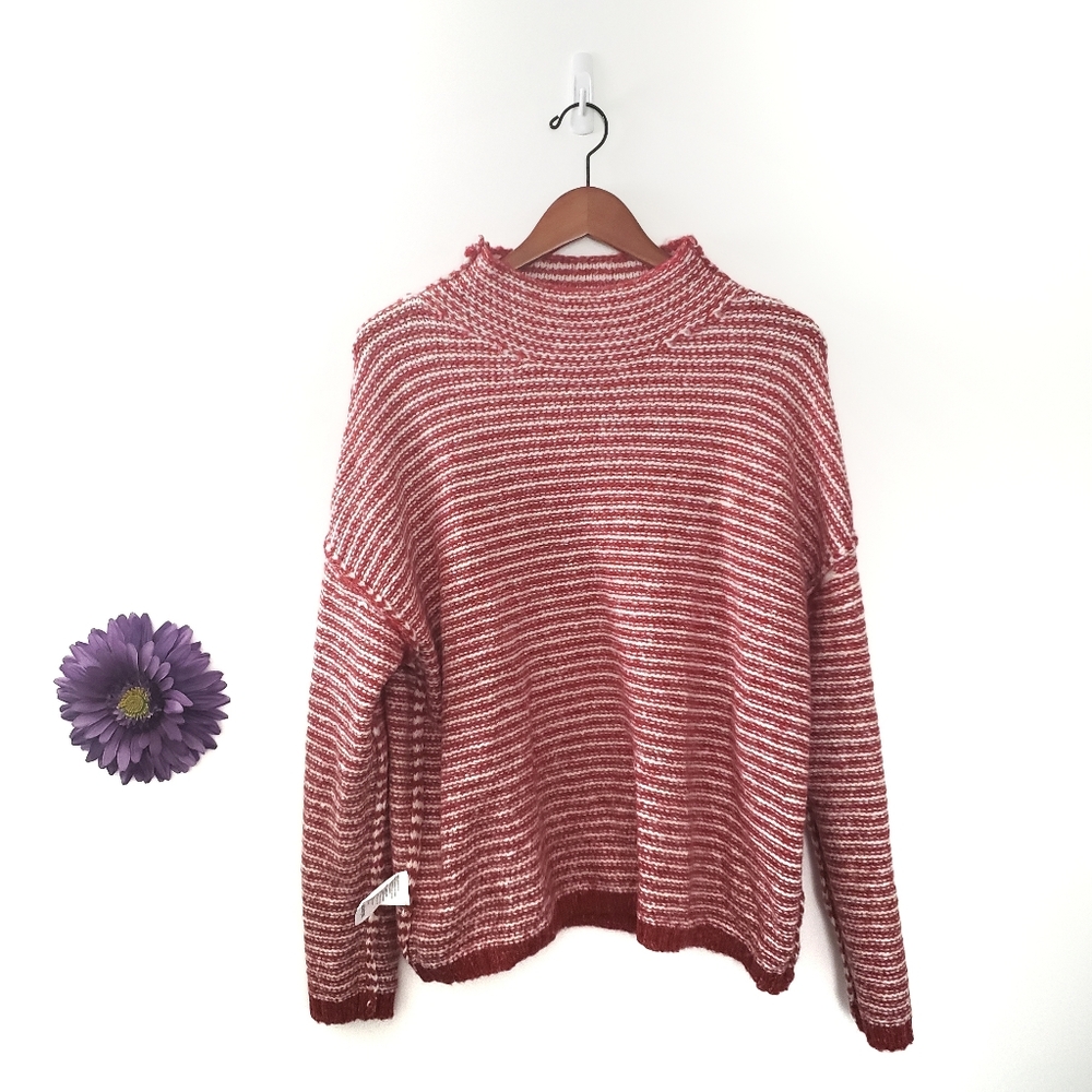 Anthropologie Linnea Mock Neck Sweater Size L NWT - Picture 6 of 14